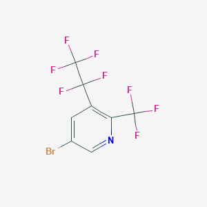 5-Bromo-3-pentafluoroethyl-2-trifluoromethylpyridine