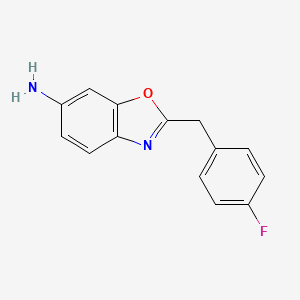 6-Benzoxazolamine, 2-[(4-fluorophenyl)methyl]-