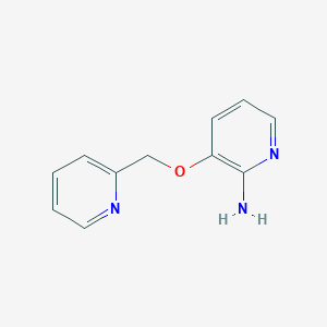 2-Pyridinamine, 3-(2-pyridinylmethoxy)-