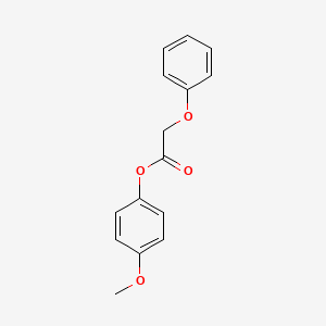 Acetic acid, phenoxy-, 4-methoxyphenyl ester