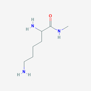 molecular formula C7H17N3O B15095509 2,6-diamino-N-methylhexanamide 