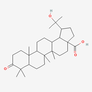 1-(2-hydroxypropan-2-yl)-5a,5b,8,8,11a-pentamethyl-9-oxo-2,3,4,5,6,7,7a,10,11,11b,12,13,13a,13b-tetradecahydro-1H-cyclopenta[a]chrysene-3a-carboxylic acid