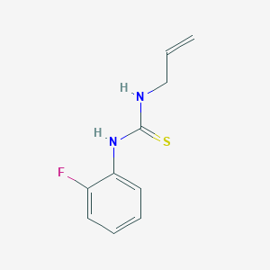 molecular formula C10H11FN2S B15095573 1-Allyl-3-(2-fluorophenyl)-2-thiourea CAS No. 62644-12-6