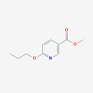 molecular formula C10H13NO3 B15095589 Methyl 6-propoxynicotinate 