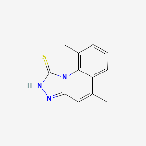 5,9-Dimethyl-[1,2,4]triazolo[4,3-a]quinoline-1-thiol