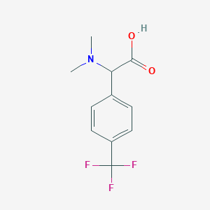 2-(Dimethylamino)-2-(4-(trifluoromethyl)phenyl)acetic acid