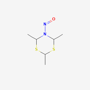 molecular formula C6H12N2OS2 B15095685 N-Nitrosothialdine CAS No. 81795-07-5