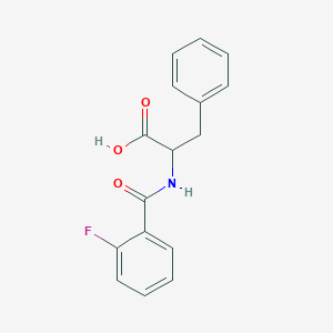 molecular formula C16H14FNO3 B15095690 Phenylalanine, N-(2-fluorobenzoyl)- CAS No. 1803030-90-1