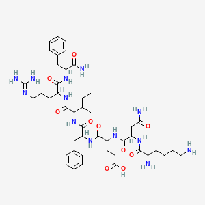 molecular formula C45H69N13O10 B15095710 Neuropeptide AF1 