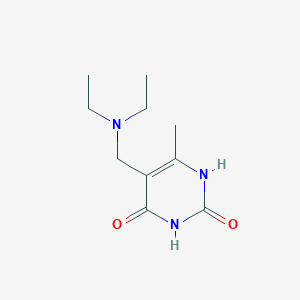 5-(diethylaminomethyl)-6-methyl-1H-pyrimidine-2,4-dione