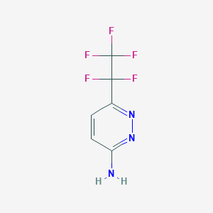 6-Pentafluoroethyl-pyridazin-3-ylamine