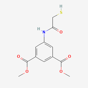 1,3-Benzenedicarboxylic acid, 5-[(2-mercaptoacetyl)amino]-, 1,3-dimethyl ester