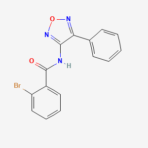 molecular formula C15H10BrN3O2 B15095779 2-bromo-N-(4-phenyl-1,2,5-oxadiazol-3-yl)benzamide 