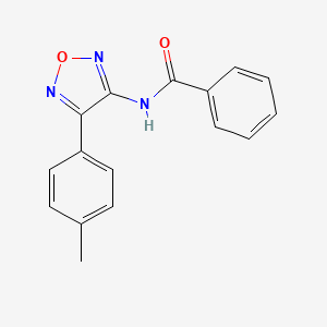 N-[4-(4-methylphenyl)-1,2,5-oxadiazol-3-yl]benzamide