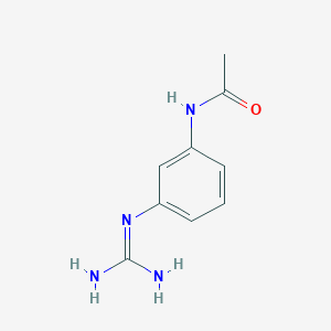 molecular formula C9H12N4O B15095812 N-(3-carbamimidamidophenyl)acetamide 