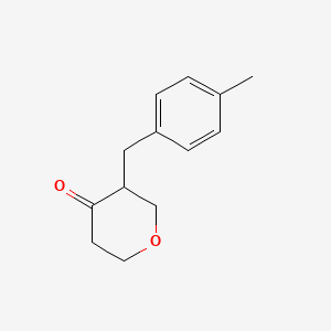 3-(4-methylbenzyl)dihydro-2H-pyran-4(3H)-one