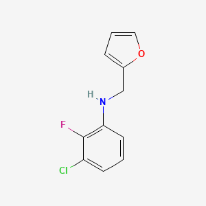 2-Furanmethanamine, N-(3-chloro-2-fluorophenyl)-