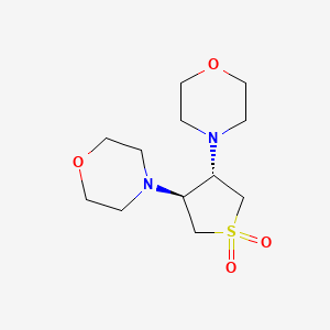 (3S,4S)-3,4-dimorpholin-4-ylthiolane-1,1-dione