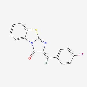 (2Z)-2-(4-fluorobenzylidene)imidazo[2,1-b][1,3]benzothiazol-3(2H)-one