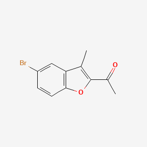 1-(5-Bromo-3-methyl-2-benzofuranyl)-ethanone