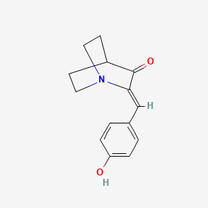 2-[(Z)-(4-Hydroxyphenyl)methylene]quinuclidin-3-one