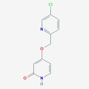 molecular formula C11H9ClN2O2 B1509598 4-((5-chloropyridin-2-yl)methoxy)pyridin-2(1H)-one 