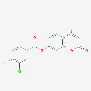 4-Methyl-2-oxochromen-7-yl 3,4-dichlorobenzoate