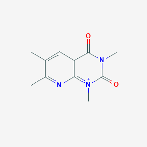 molecular formula C11H14N3O2+ B15096048 1,3,6,7-tetramethyl-4aH-pyrido[2,3-d]pyrimidin-1-ium-2,4-dione 