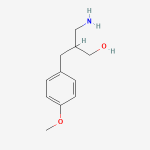 molecular formula C11H17NO2 B15096110 3-Amino-2-(4-methoxybenzyl)propan-1-ol 