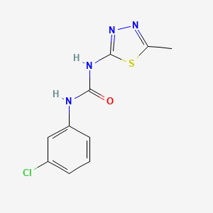 1-(3-Chlorophenyl)-3-(5-methyl-1,3,4-thiadiazol-2-yl)urea