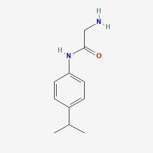 molecular formula C11H16N2O B15096135 N-[4-(propan-2-yl)phenyl]glycinamide 