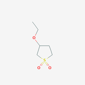 molecular formula C6H12O3S B15096230 3-Ethoxysulfolane CAS No. 17200-24-7