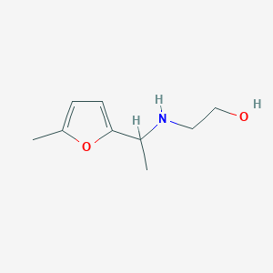 2-{[1-(5-Methylfuran-2-yl)ethyl]amino}ethan-1-ol