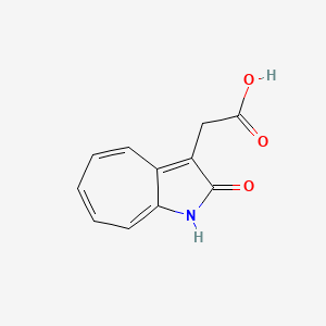 2-(2-Oxo-1,2-dihydrocyclohepta[b]pyrrol-3-yl)acetic acid