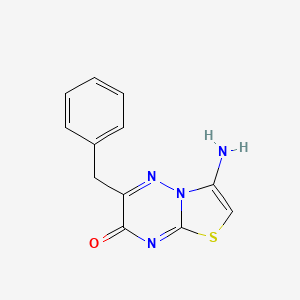 3-Amino-6-benzyl-7H-thiazolo[3,2-b][1,2,4]triazin-7-one