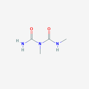 molecular formula C4H9N3O2 B15096307 Imidodicarbonic diamide, N,N'-dimethyl- 