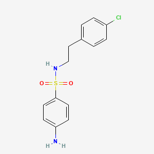 4-amino-N-[2-(4-chlorophenyl)ethyl]benzenesulfonamide