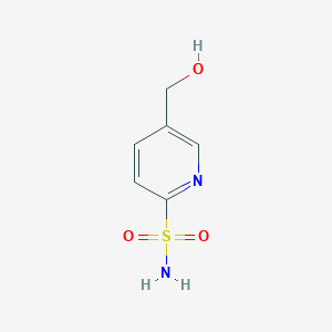 molecular formula C6H8N2O3S B15096365 5-(Hydroxymethyl)pyridine-2-sulfonamide 