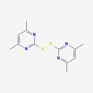 2-[(4,6-Dimethylpyrimidin-2-yl)disulfanyl]-4,6-dimethylpyrimidine