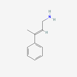 molecular formula C10H13N B15096413 (2E)-3-phenylbut-2-en-1-amine 