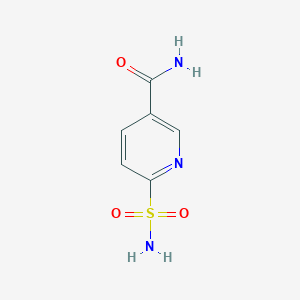 molecular formula C6H7N3O3S B15096441 6-Sulfamoylnicotinamide 