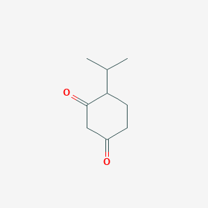 molecular formula C9H14O2 B15096517 4-Isopropyl-1,3-cyclohexanedione 