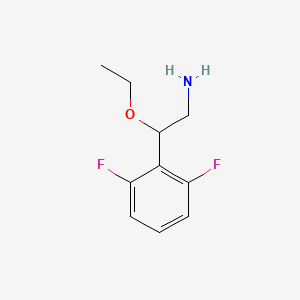 molecular formula C10H13F2NO B15096547 2-(2,6-Difluorophenyl)-2-ethoxyethanamine 