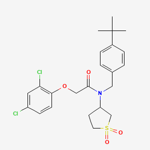 N-(4-tert-butylbenzyl)-2-(2,4-dichlorophenoxy)-N-(1,1-dioxidotetrahydrothiophen-3-yl)acetamide