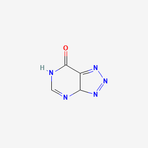 molecular formula C4H3N5O B15096605 3a,6-Dihydrotriazolo[4,5-d]pyrimidin-7-one 