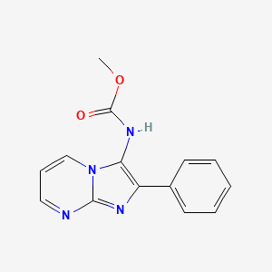 Methyl (2-phenylimidazo[1,2-a]pyrimidin-3-yl)carbamate