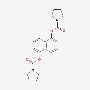 5-Pyrrolidinylcarbonyloxynaphthyl pyrrolidinecarboxylate