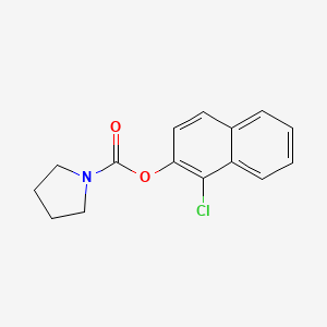 (1-chloronaphthalen-2-yl) pyrrolidine-1-carboxylate