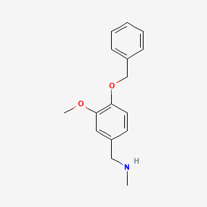 N-[4-(benzyloxy)-3-methoxybenzyl]-N-methylamine