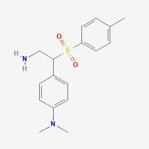 Benzeneethanamine, 4-(dimethylamino)-beta-[(4-methylphenyl)sulfonyl]-